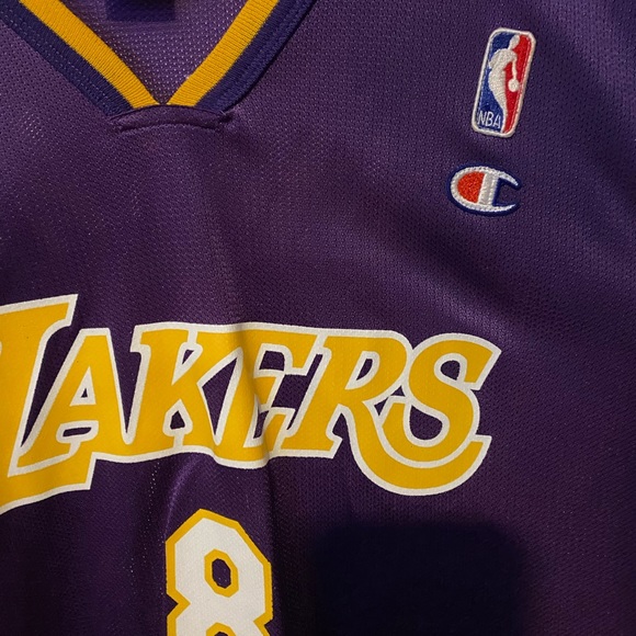 Vintage KOBE BRYANT #8 Los Angeles Lakers Champion Jersey - Picture 3 of 6